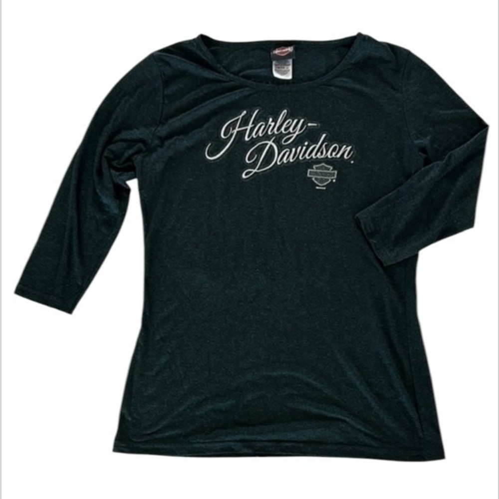 Harley Davidson women's 3/4 sleeve basic tee size XL